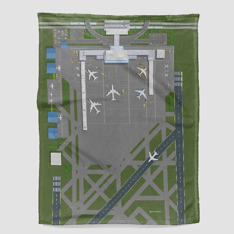 Airport Top View - Blanket