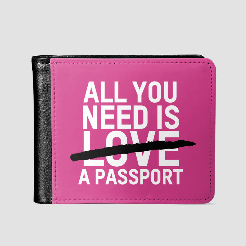 Tout ce dont vous avez besoin est un passeport - Portefeuille pour hommes