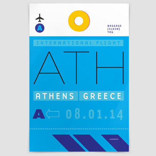 ATH - Poster - Airportag
