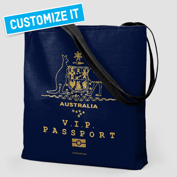 Australia - Passport Tote Bag