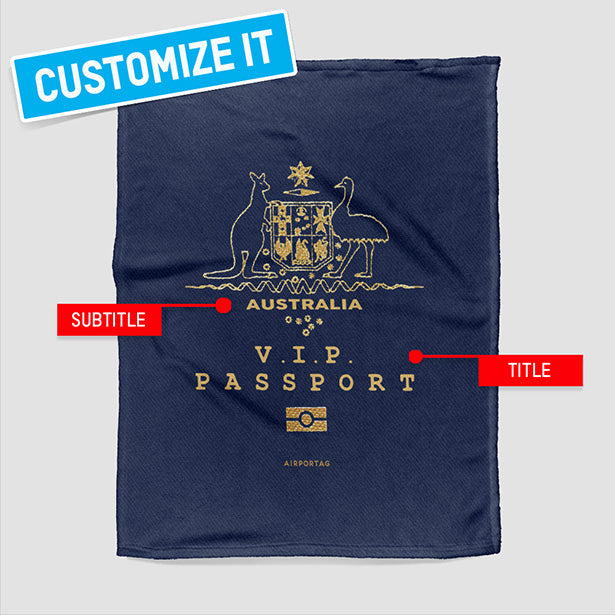 Australie - Couverture de passeport