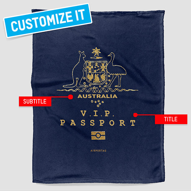 オーストラリア - パスポートブランケット