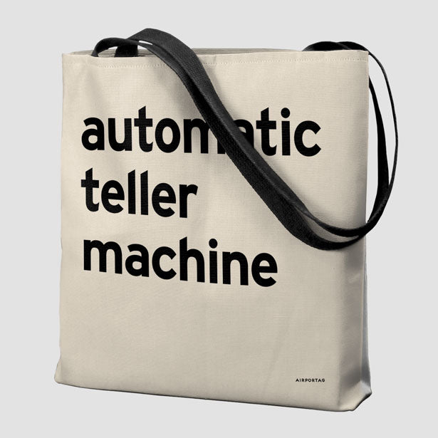 Automatic Teller Machine - Tote Bag airportag.myshopify.com