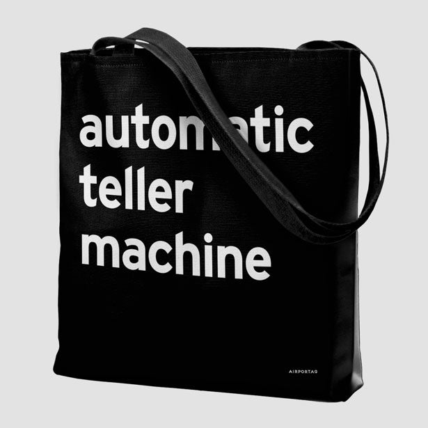 Automatic Teller Machine - Tote Bag airportag.myshopify.com