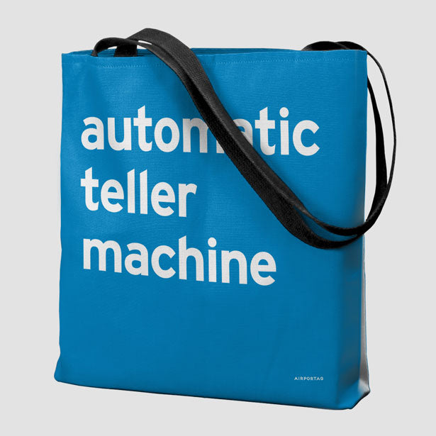 Automatic Teller Machine - Tote Bag airportag.myshopify.com