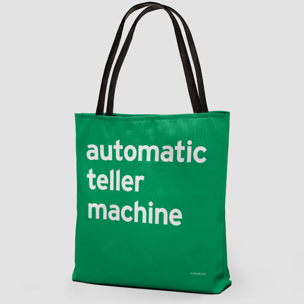 Automatic Teller Machine - Tote Bag airportag.myshopify.com