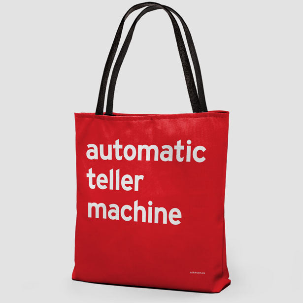 Automatic Teller Machine - Tote Bag airportag.myshopify.com