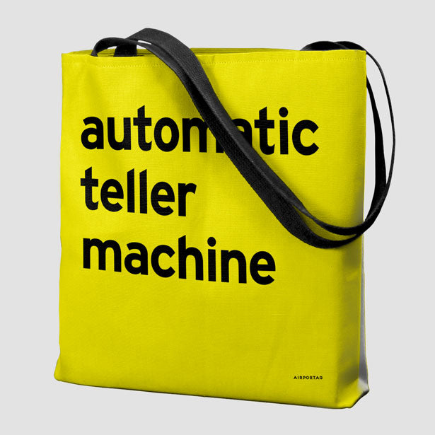 Automatic Teller Machine - Tote Bag airportag.myshopify.com