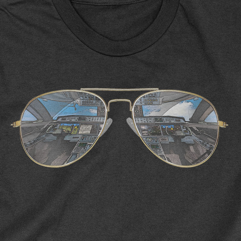 Aviator Sunglasses - T-Shirt