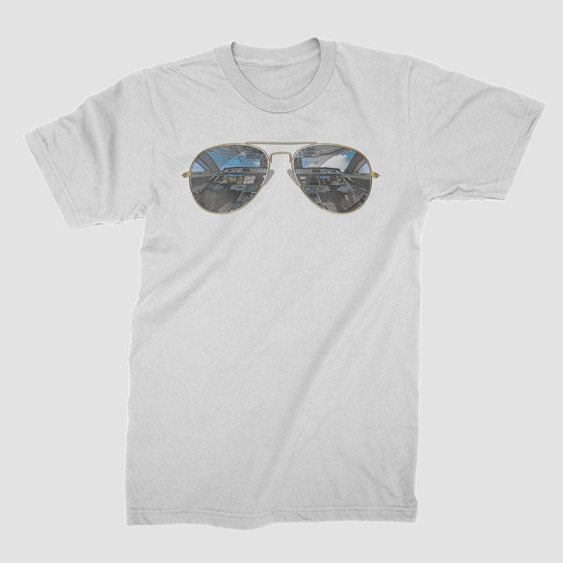 Lunettes de soleil aviateur - T-Shirt