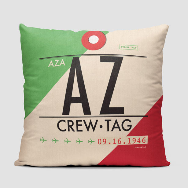AZ - Throw Pillow - Airportag