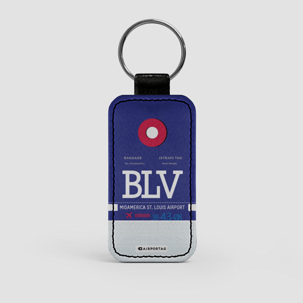 BLV - Leather Keychain airportag.myshopify.com