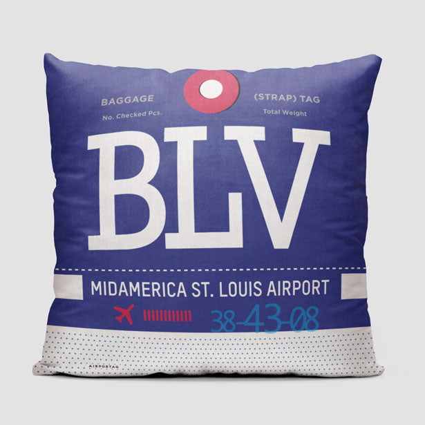 BLV - Throw Pillow airportag.myshopify.com