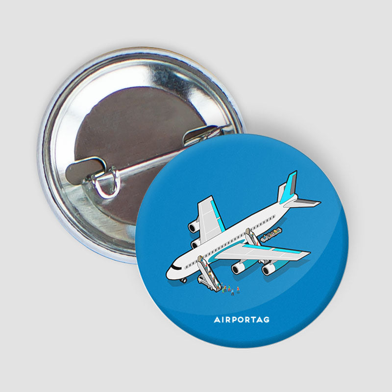 Boarding Plane Isometric - Button