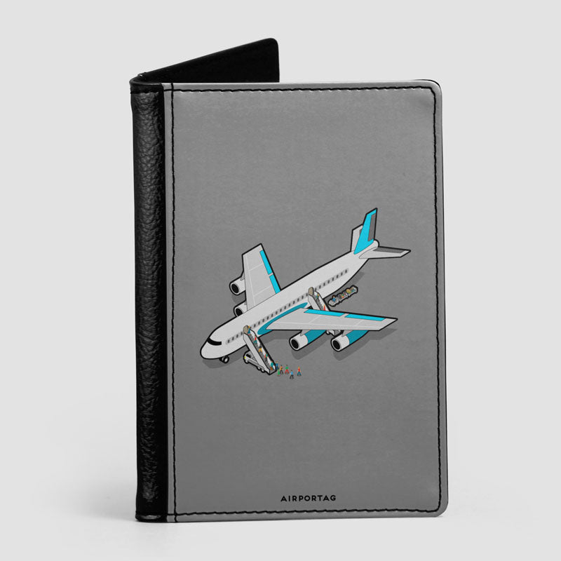 Boarding Plane Isometric - Passport Cover