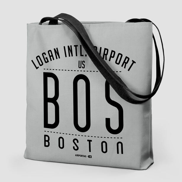 BOS Letters - Tote Bag - Airportag