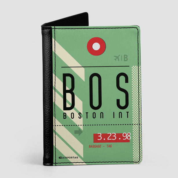 Passport Cover - Logan Airport - IATA code BOS