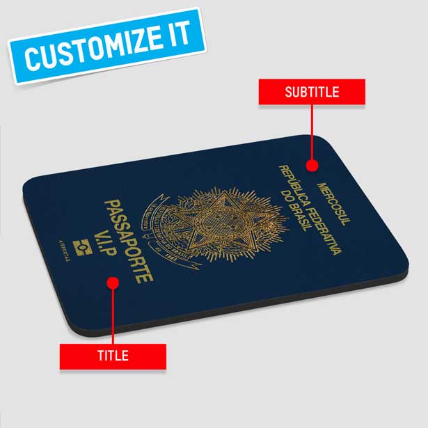 Brazil - Passport Mousepad