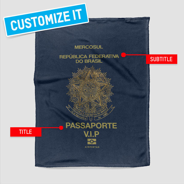 Brazil - Passports Blanket