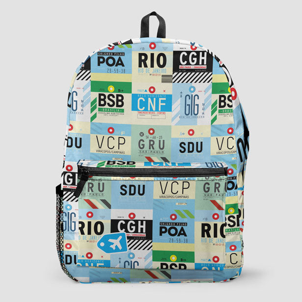 Brazilian Airports - Backpack airportag.myshopify.com