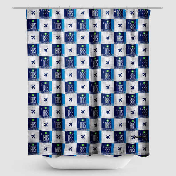 BRS - Shower Curtain - Airportag