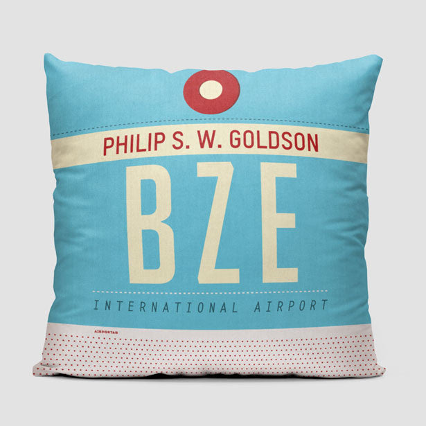 BZE - Throw Pillow - Airportag