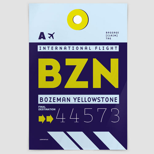 BZN - Poster - Airportag