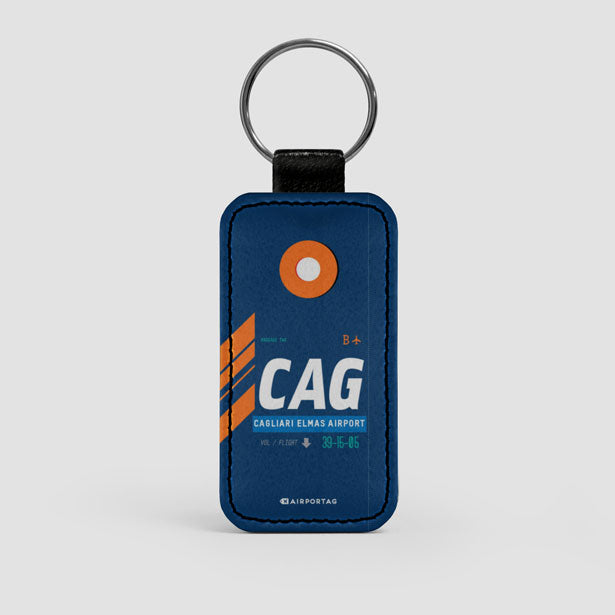 CAG - Leather Keychain airportag.myshopify.com