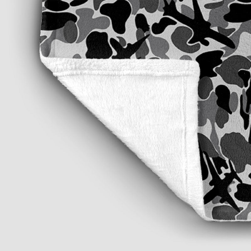 Camouflage Plane - Blanket
