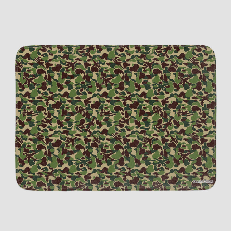 Camouflage Plane - Bath Mat