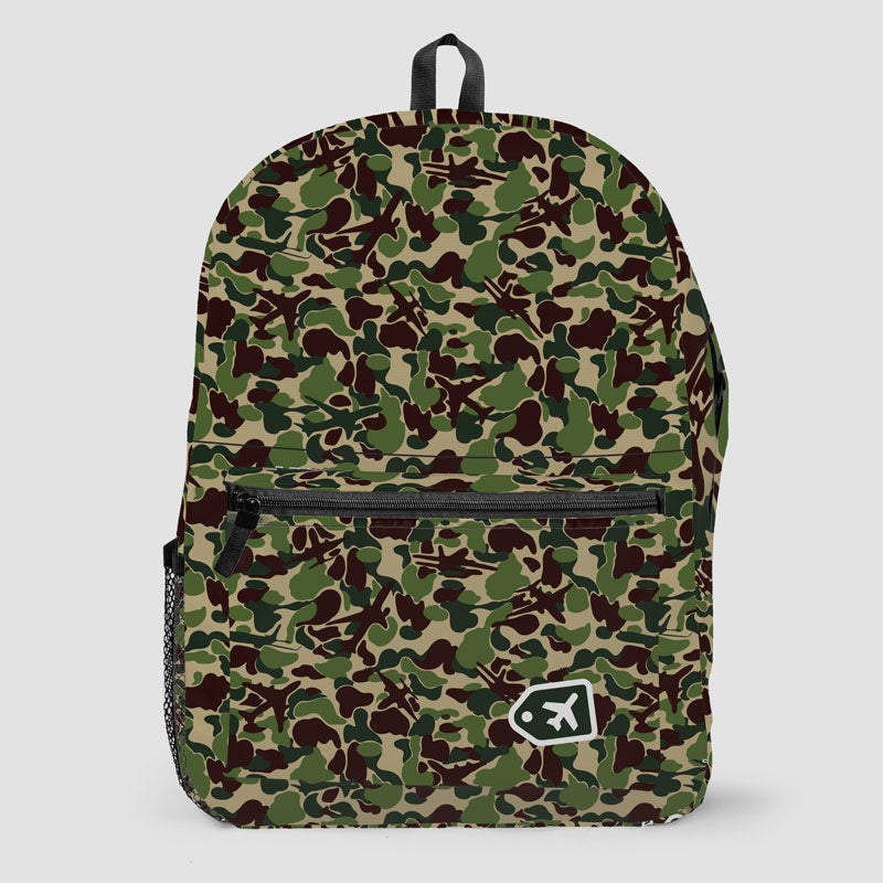 Camouflage Plane - Backpack
