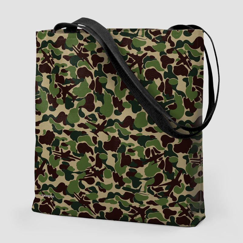 Camouflage Plane - Tote Bag