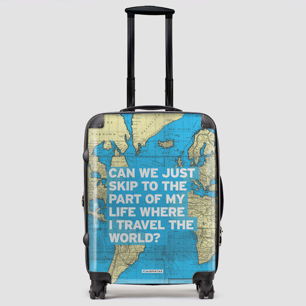 Can We Just - World Map - Luggage airportag.myshopify.com