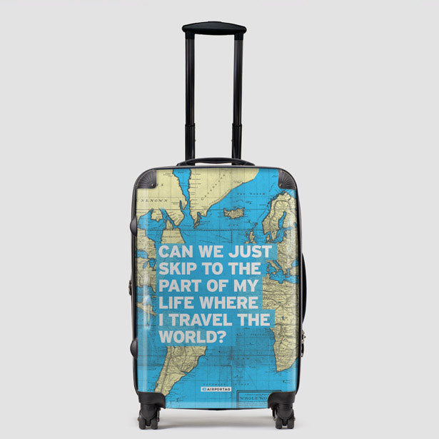 Can We Just - World Map - Luggage airportag.myshopify.com