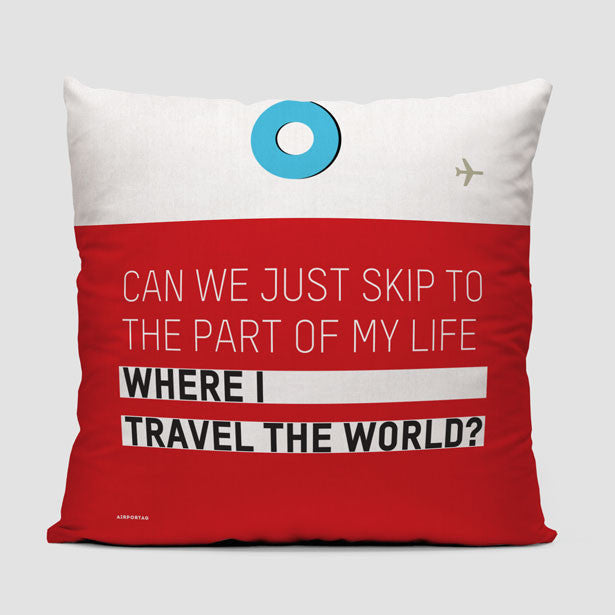 Can We Just - Throw Pillow - Airportag