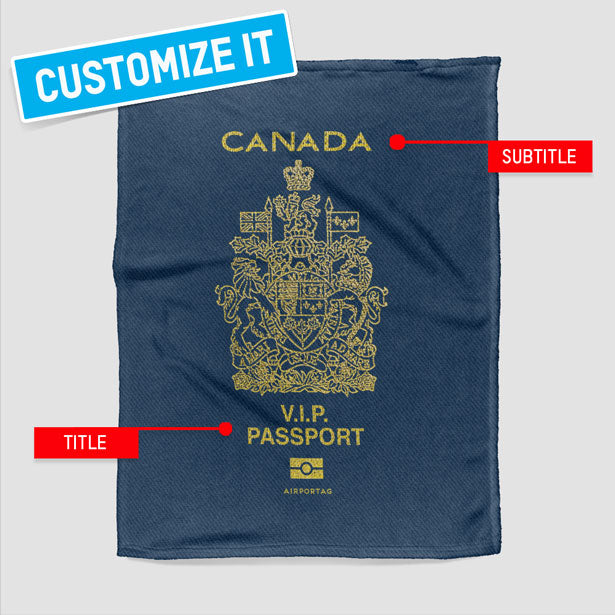 カナダ - パスポートブランケット