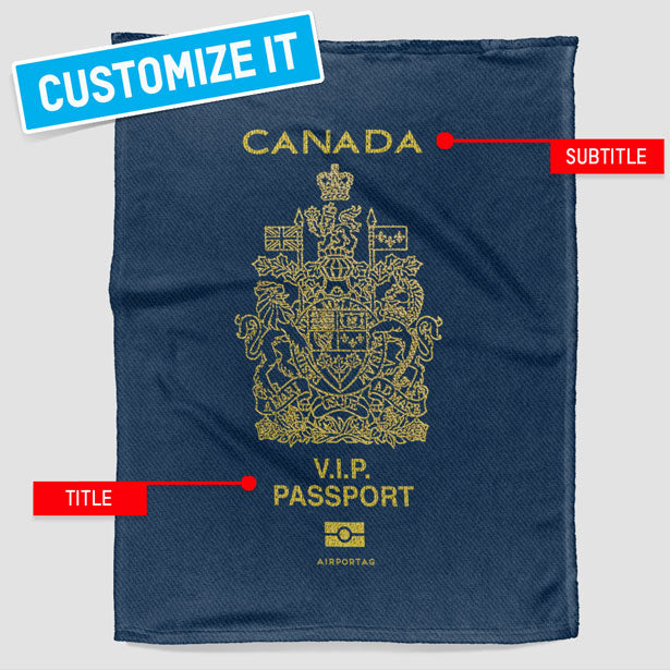 Canada - Passports Blanket