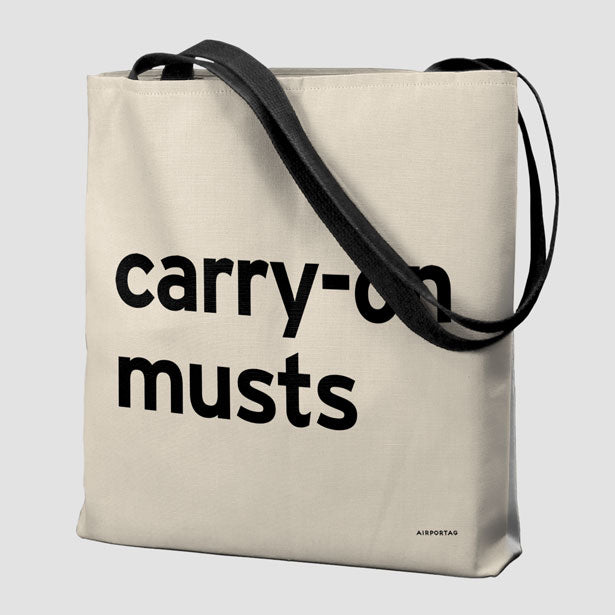 Carry-On Musts - Tote Bag airportag.myshopify.com