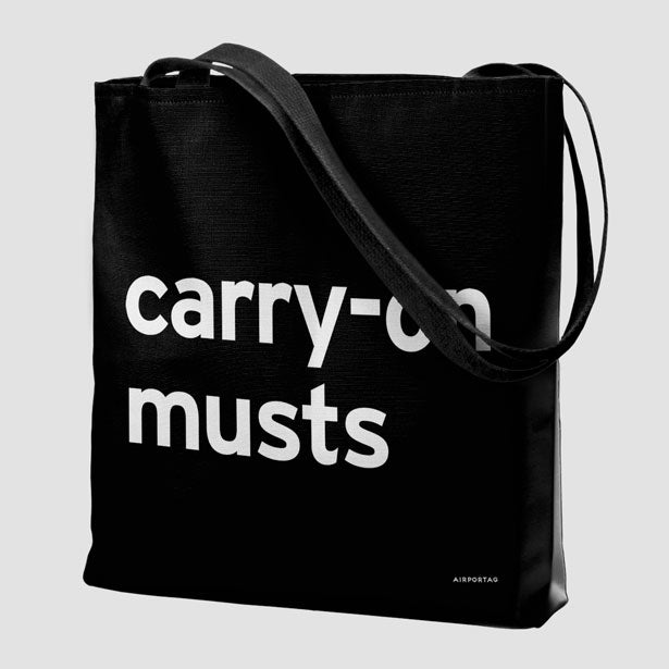 Carry-On Musts - Tote Bag airportag.myshopify.com