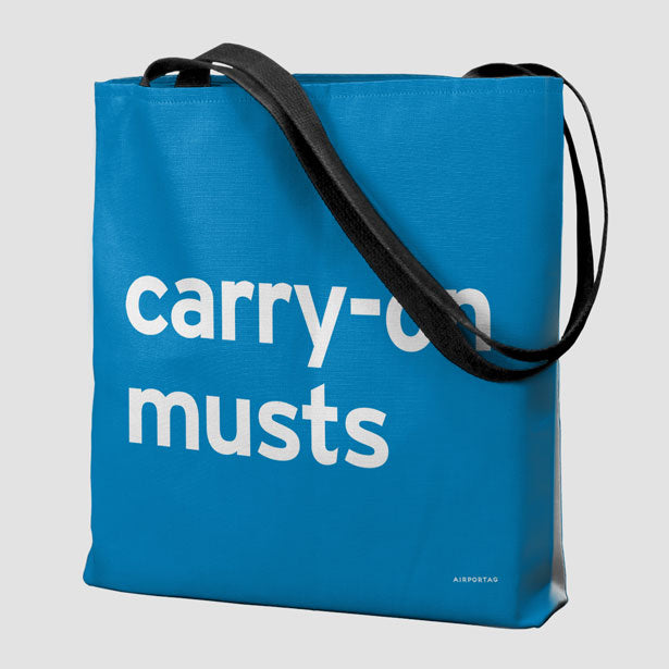 Carry-On Musts - Tote Bag airportag.myshopify.com