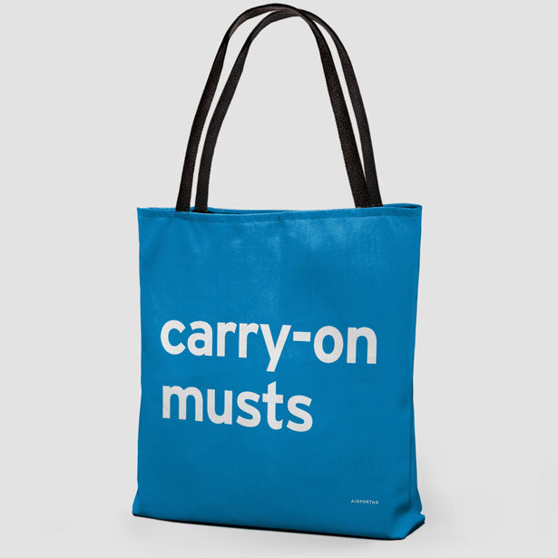 Carry-On Musts - Tote Bag airportag.myshopify.com