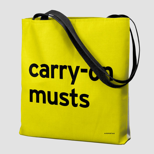 Carry-On Musts - Tote Bag airportag.myshopify.com