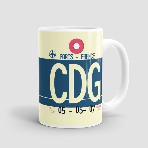 CDG - Mug - Airportag