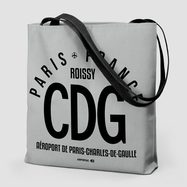 CDG Letters - Tote Bag - Airportag
