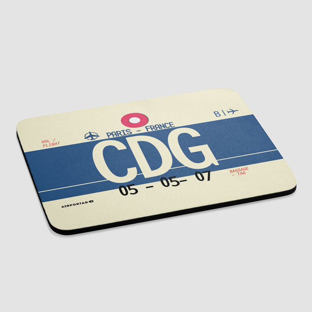 CDG - Mousepad - Airportag