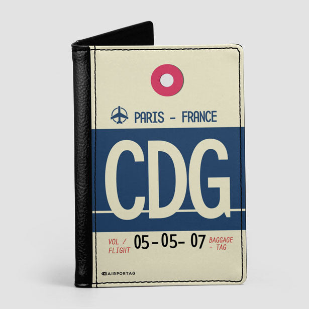 CDG - Passport Cover - Airportag