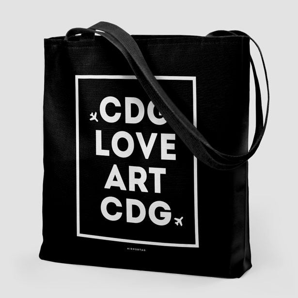 CDG - Love / Art - Tote Bag - Airportag