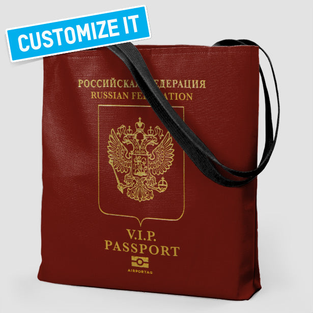 Russia - Passport Tote Bag
