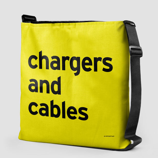 Chargers And Cables - Tote Bag airportag.myshopify.com