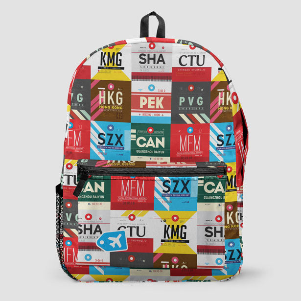 Chinese Airports - Backpack airportag.myshopify.com